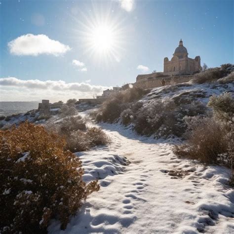 snow in malta